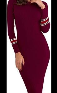 Womens knitted sweater dress